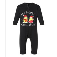 Avo Merry Christmas Avocado Lover Christmas Cute Kawaii Infant Fleece One Piece