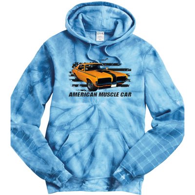 American Muscle Car Tie Dye Hoodie