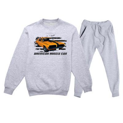 American Muscle Car Premium Crewneck Sweatsuit Set