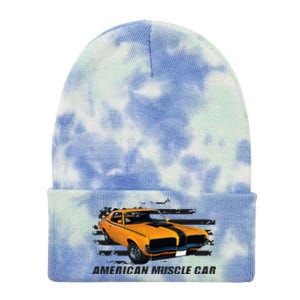 American Muscle Car Tie Dye 12in Knit Beanie