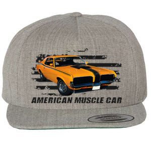 American Muscle Car Wool Snapback Cap