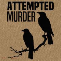Attempted Murder Crows Raven Bird Meme Cotton Canvas Backpack