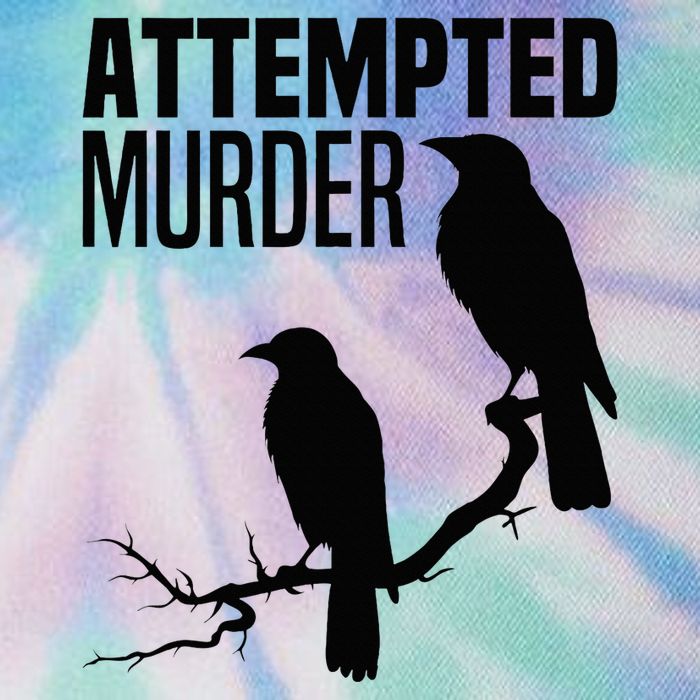 Attempted Murder Crows Raven Bird Meme Legacy Tie Dye Trucker Hat