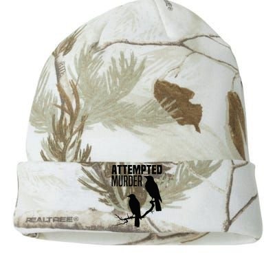 Attempted Murder Crows Raven Bird Meme Kati Licensed 12" Camo Beanie