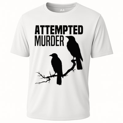Attempted Murder Crows Raven Bird Meme Performance Shirt