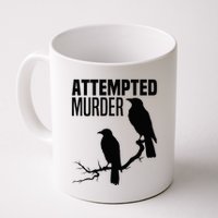 Attempted Murder Crows Raven Bird Meme Mug