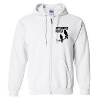 Attempted Murder Crows Raven Bird Meme Full Zip Hoodie