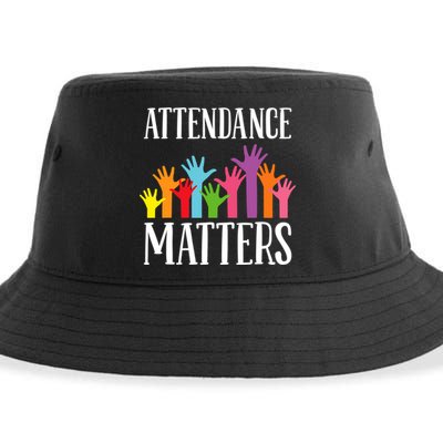 Attendance Matters Class Attendance Office Workers Sustainable Bucket Hat