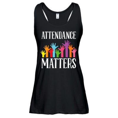 Attendance Matters Class Attendance Office Workers Ladies Essential Flowy Tank