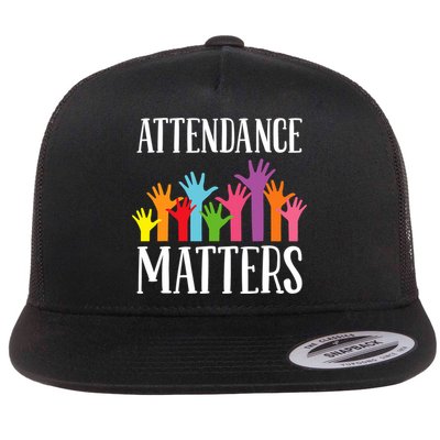 Attendance Matters Class Attendance Office Workers Flatbill Hat