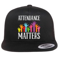 Attendance Matters Class Attendance Office Workers Flatbill Hat