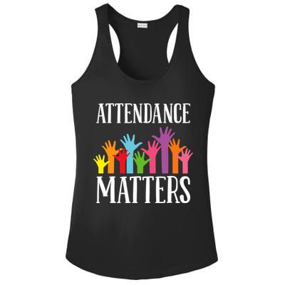 Attendance Matters Class Attendance Office Workers Ladies PosiCharge Competitor Racerback Tank