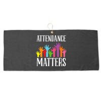 Attendance Matters Class Attendance Office Workers Large Microfiber Waffle Golf Towel