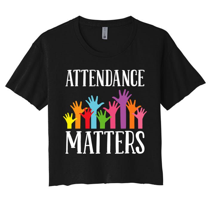 Attendance Matters Class Attendance Office Workers Crop Top