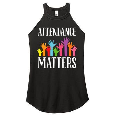 Attendance Matters Class Attendance Office Workers Women's Perfect Tri Rocker Tank