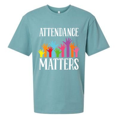 Attendance Matters Class Attendance Office Workers Sueded Cloud Jersey T-Shirt