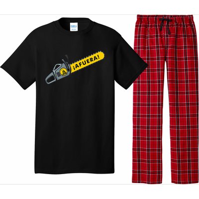 Afuera Milei Chainsaw Libertarian Ancap Liberty Freedom Pajama Set