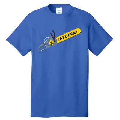 Afuera Milei Chainsaw Libertarian Ancap Liberty Freedom Tall T-Shirt