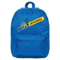 Afuera Milei Chainsaw Libertarian Ancap Liberty Freedom 16 in Basic Backpack