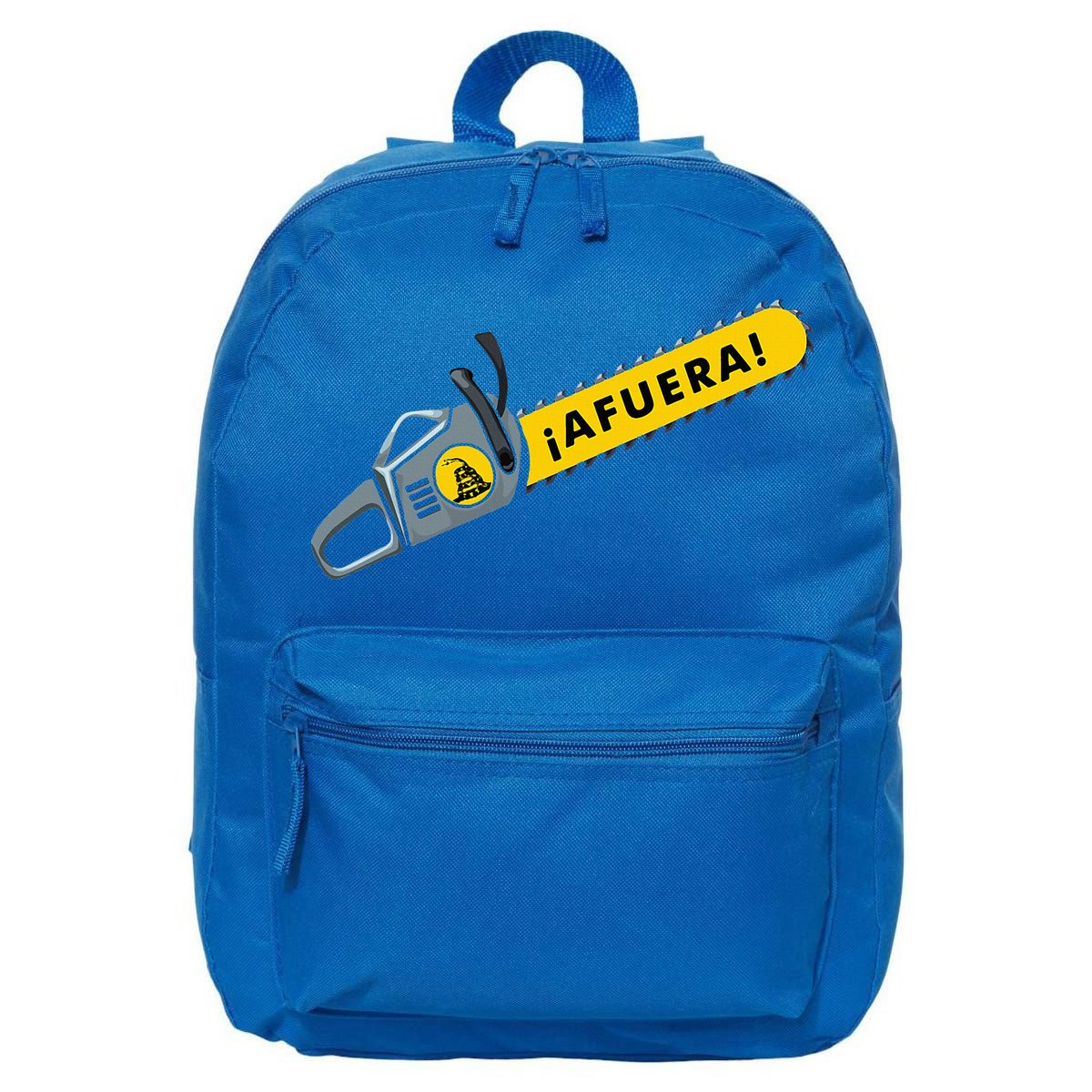 Afuera Milei Chainsaw Libertarian Ancap Liberty Freedom 16 in Basic Backpack