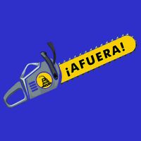 Afuera Milei Chainsaw Libertarian Ancap Liberty Freedom 16 in Basic Backpack