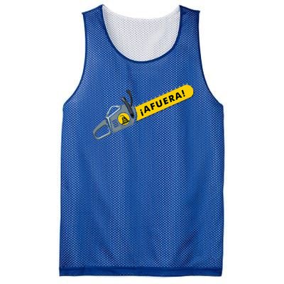 Afuera Milei Chainsaw Libertarian Ancap Liberty Freedom Mesh Reversible Basketball Jersey Tank