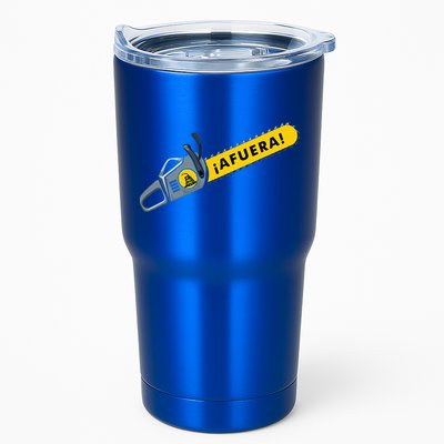 Afuera Milei Chainsaw Libertarian Ancap Liberty Freedom Tumbler