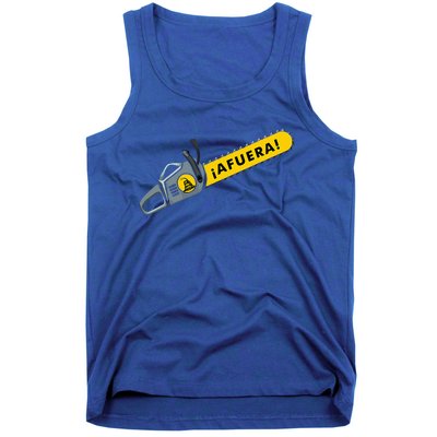 Afuera Milei Chainsaw Libertarian Ancap Liberty Freedom Tank Top