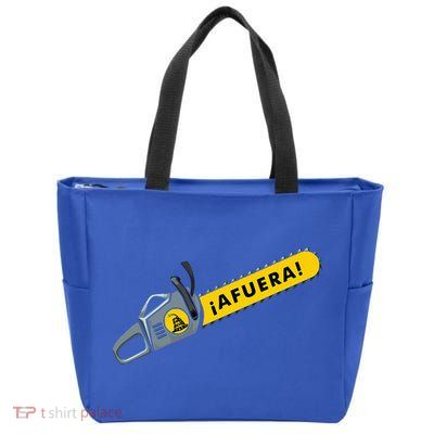 Afuera Milei Chainsaw Libertarian Ancap Liberty Freedom Zip Tote Bag