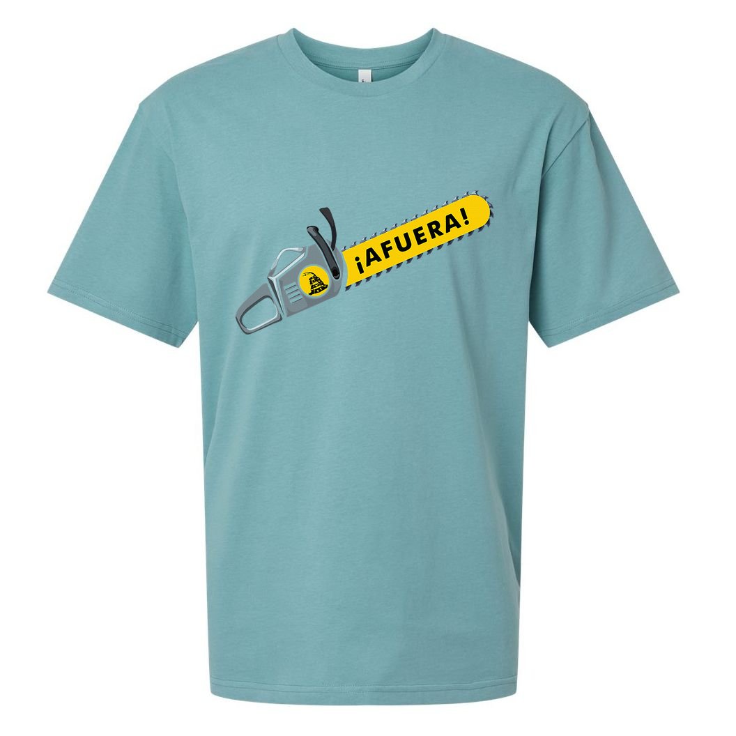 Afuera Milei Chainsaw Libertarian Ancap Liberty Freedom Sueded Cloud Jersey T-Shirt