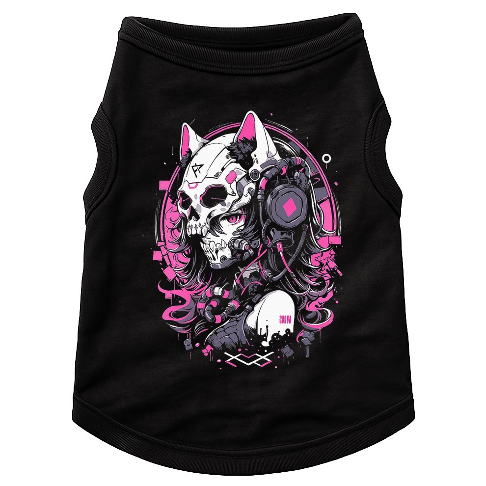 Anime Manga Cat Girl Aesthetic Techwear Harajuku Doggie Tank