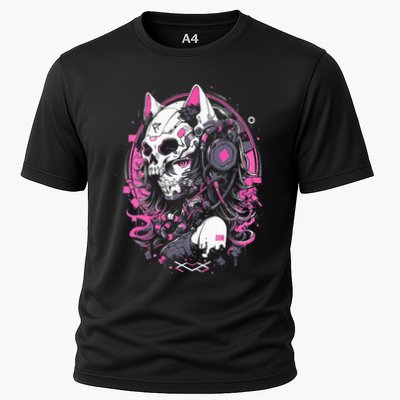 Anime Manga Cat Girl Aesthetic Techwear Harajuku Performance Shirt