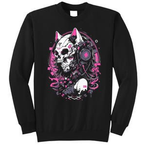 Anime Manga Cat Girl Aesthetic Techwear Harajuku Sweatshirt