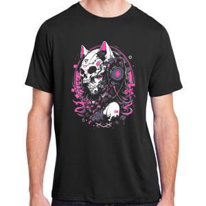 Anime Manga Cat Girl Aesthetic Techwear Harajuku Adult ChromaSoft Performance T-Shirt