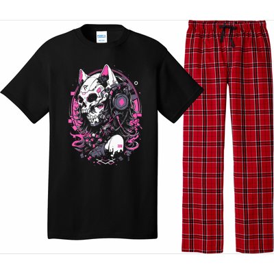 Anime Manga Cat Girl Aesthetic Techwear Harajuku Pajama Set