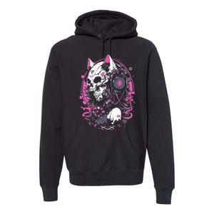 Anime Manga Cat Girl Aesthetic Techwear Harajuku Premium Hoodie