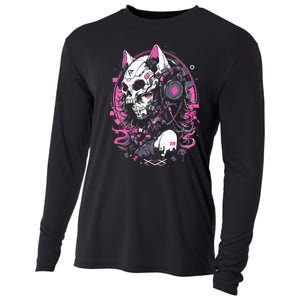 Anime Manga Cat Girl Aesthetic Techwear Harajuku Cooling Performance Long Sleeve Crew