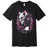 Anime Manga Cat Girl Aesthetic Techwear Harajuku Premium T-Shirt