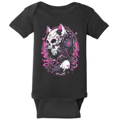 Anime Manga Cat Girl Aesthetic Techwear Harajuku Baby Bodysuit
