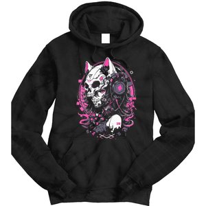 Anime Manga Cat Girl Aesthetic Techwear Harajuku Tie Dye Hoodie