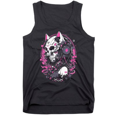 Anime Manga Cat Girl Aesthetic Techwear Harajuku Tank Top