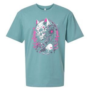 Anime Manga Cat Girl Aesthetic Techwear Harajuku Sueded Cloud Jersey T-Shirt