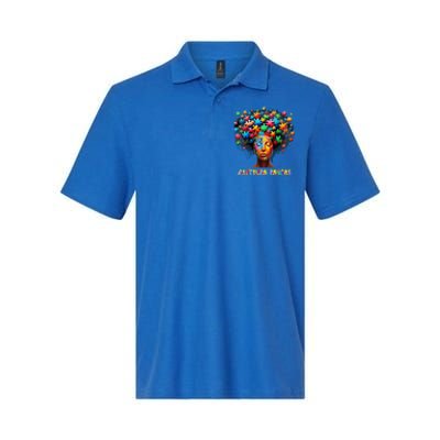 Autism Mom Colorful Puzzle Mother Autism Awareness Mama Gift Softstyle Adult Sport Polo