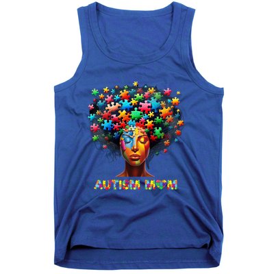 Autism Mom Colorful Puzzle Mother Autism Awareness Mama Gift Tank Top