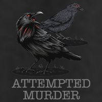 Attempted Murder Crows & Raven Funny Crow Birds 7 Panel Mesh Trucker Snapback Hat