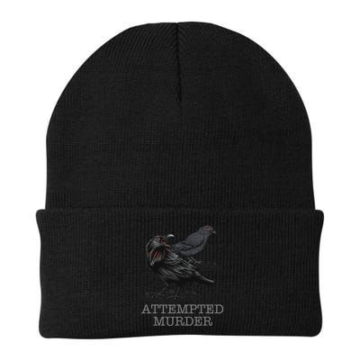 Attempted Murder Crows & Raven Funny Crow Birds Beanie