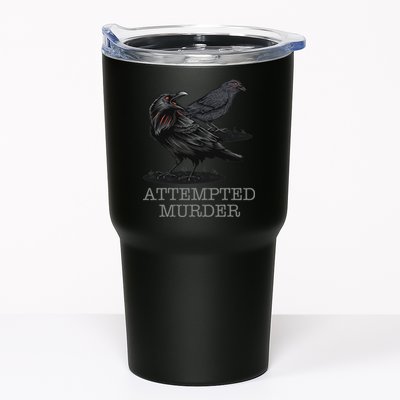 Attempted Murder Crows & Raven Funny Crow Birds Tumbler