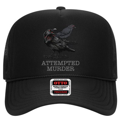 Attempted Murder Crows & Raven Funny Crow Birds Hat