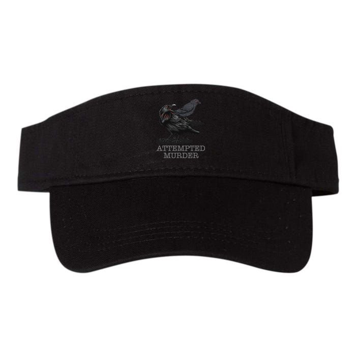 Attempted Murder Crows & Raven Funny Crow Birds Visor