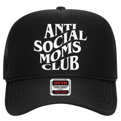 Antisocial Moms Club Anti Social Mama Anxiety High Crown Mesh Back Trucker Hat